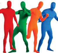 2nd Skin Jumpsuit Fancy Dress Costumes