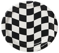 Black and White Check Tableware