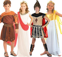 Childrens Roman Fancy Dress