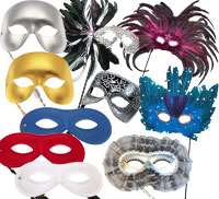 Eye Masks on Sticks