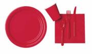 Apple Red Paper Tableware