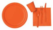 Orange Peel Paper Tableware