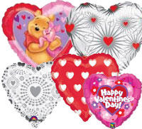 Valentines Day Foil Balloons