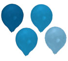 Blue Helium Balloons
