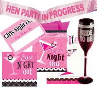 Hen Night Tableware
