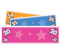 Ages 20-29 Personalised Banners