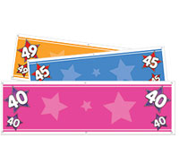 Ages 40-49 Personalised Banners