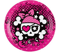 Pink Pirate Tableware