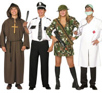 Plus Size Uniform Fancy Dress