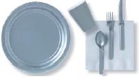 Silver Paper Tableware