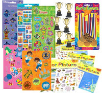 Stickers & Party Prizes