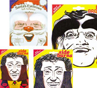 False Eyebrows & Sideburns