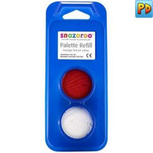 Refill Pots, Red/White