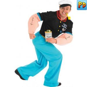 Popeye Fancy Dress Costume