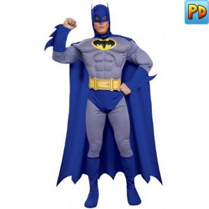 Batman Muscle Chest Fancy Dress Costume