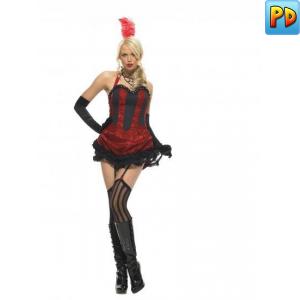 Burlesque Dancer Fancy Dress Costume
