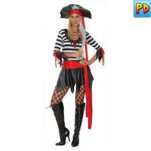 Adult Female Pirate Fancy Dress Costume