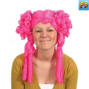 Cinderella Wig With Ringlets, Pink