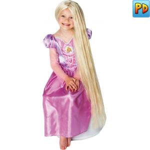 Childrens Rapunzel Glow In Dark Wig