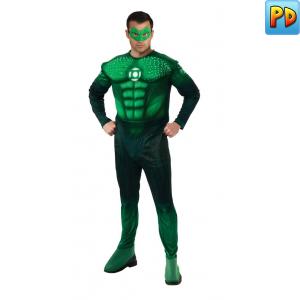 Deluxe Green Lantern Hal Jordan Fancy Dress Costume