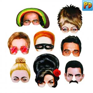 Music Icons Party Masks