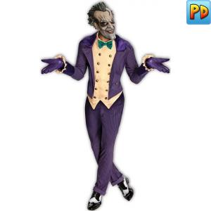 Arkham Joker Fancy Dress Costume