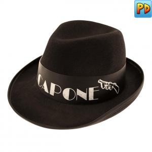 Al Capone Felt Hat, Black