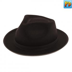 Felt Blues Hat, Black