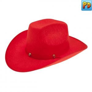 Trampas Cowboy Hat, Red