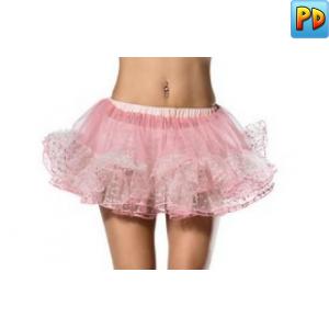 Leg Avenue Polkadot Petticoat, Pink