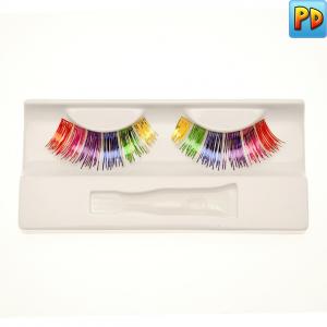 Glow in the Dark Eyelashes and Adhesive, Rainbow