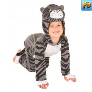 Mog The Cat 1pc Jumpsuit Childrens Costume