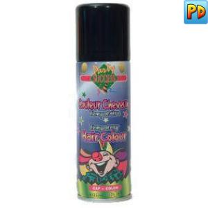 Coloured Hair Spray, Black