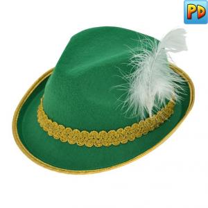 Tyrolean Hat with Feather