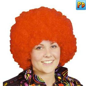 Curly Afro Wig, Red