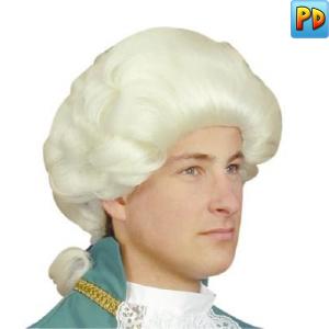 Highwayman/Court Wig, White