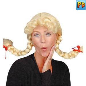 School Girl Wig, Blonde