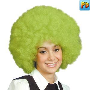 Jumbo Afro Wig, Green