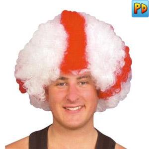 Sports Fan Wig, St Georges Cross