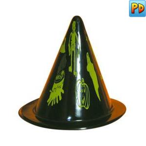 Witches Hat, Black Plastic