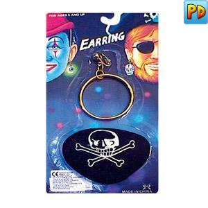Pirate Eyepatch and Ear-Ring