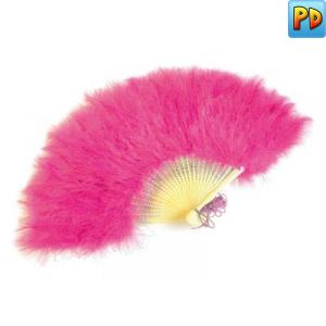 Feather Fan, Pink