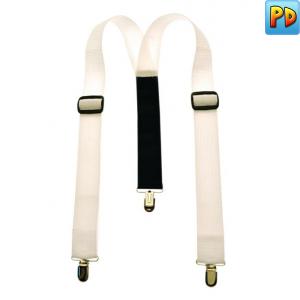 Gangster Braces, White