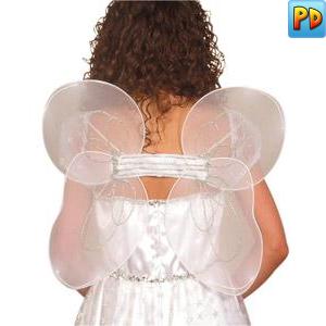 White Net Wings, Large