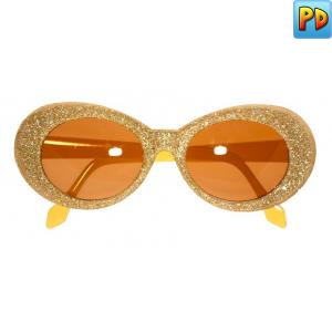 60's Glitter Specs, Gold
