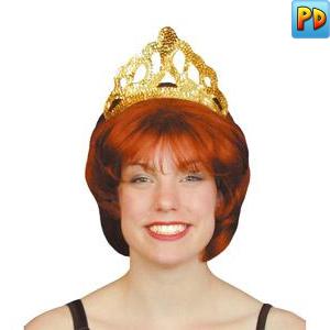 Gold Sequinned Tiara 