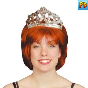 Silver Sequinned Tiara