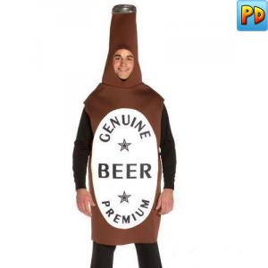Brown Beer Bottle Costume