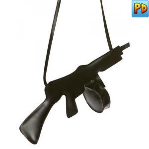 Tommy Gun Purse Fancy Dress Accessory