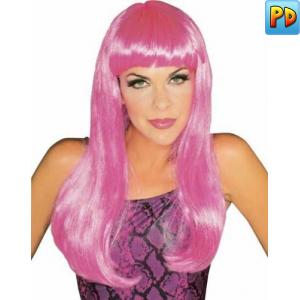 Glamour Wig, Hot Pink